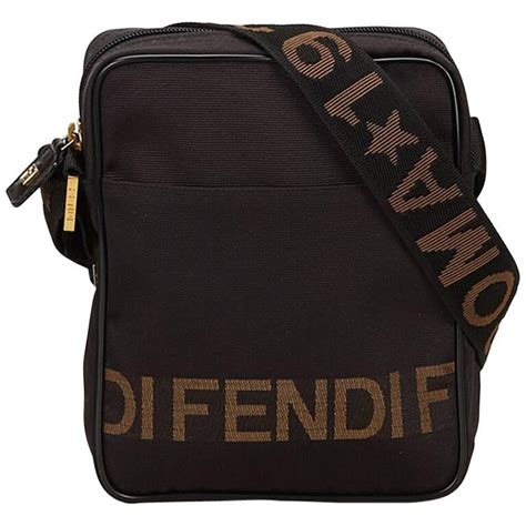 nylon webbed bag fendi